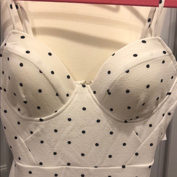 Polka Dot Midi Dress NWT - Picture 2 of 4